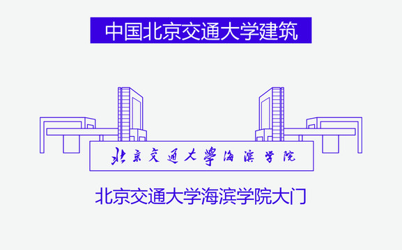 北京交通大學(xué)海濱學(xué)院大門