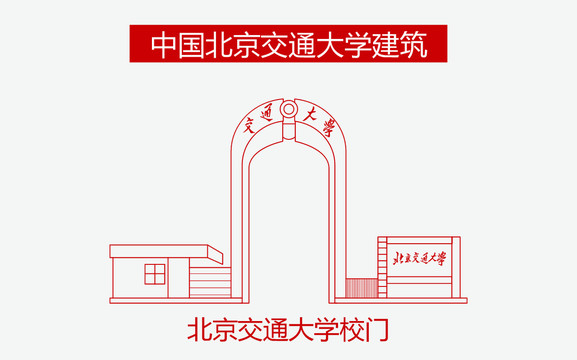 北京交通大学校门