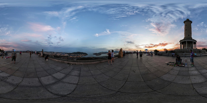 海岛风光旅顺全景