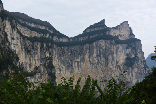 湖北省恩施大峡谷景区群山风景