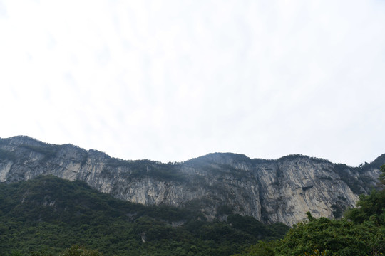 湖北省恩施大峡谷景区群山