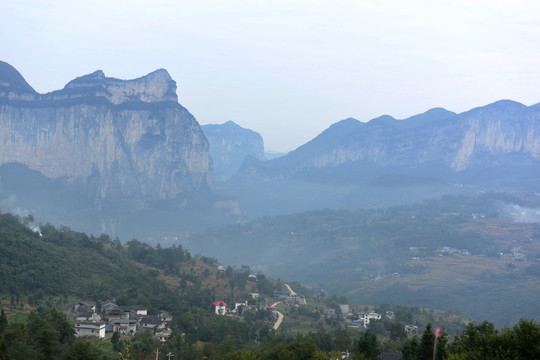 湖北恩施大峡谷风景