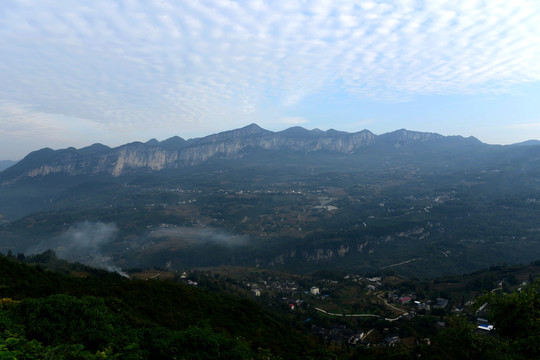 大峡谷景观大山森林