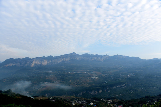 大峡谷景观大山森林