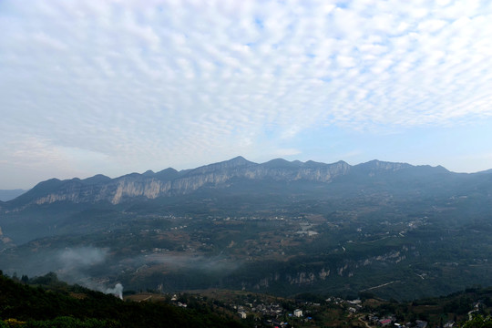 大峡谷景观大山森林