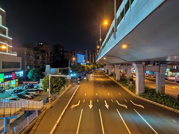 城市道路夜景