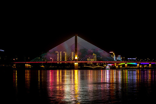 南宁白沙大桥夜景