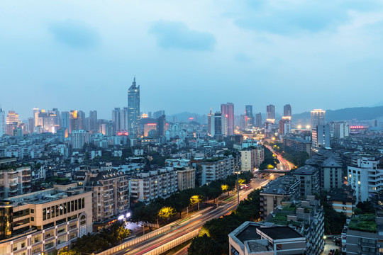 福州市北二环东路夜景