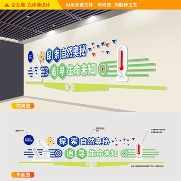 实验室科学文化立体墙