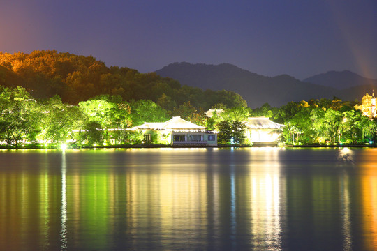 西湖夜景