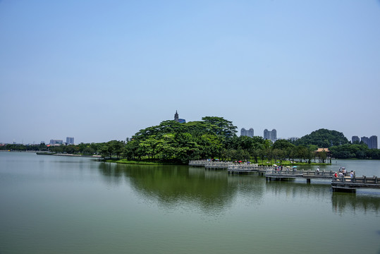 顺德顺峰山公园湖泊