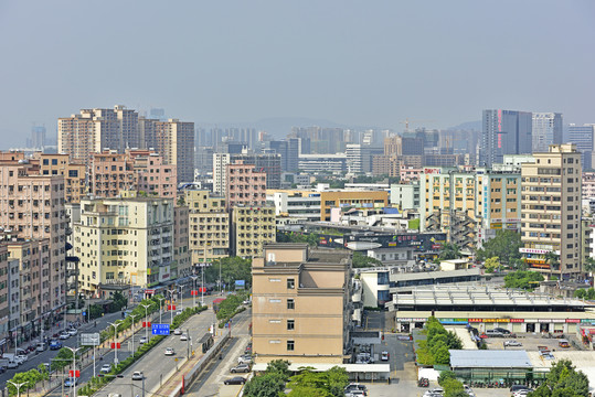 深圳光明新区玉律和田寮片区建筑