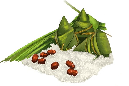 粽子插畫端午節(jié)