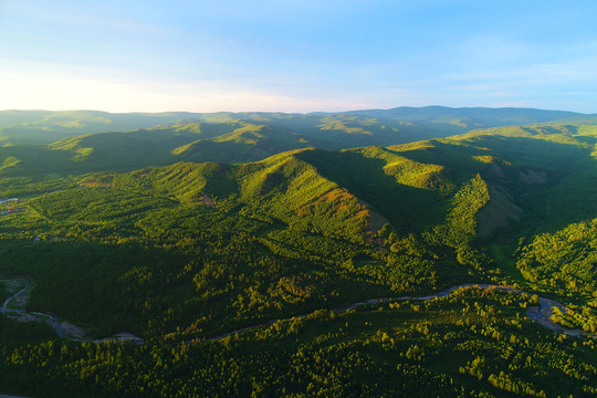 大兴安岭山林风光