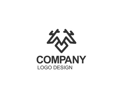 鹿角創(chuàng)意高端大氣LOGO