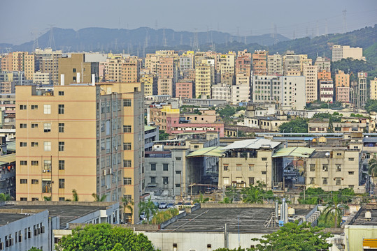 深圳光明区玉律和田寮片区建筑