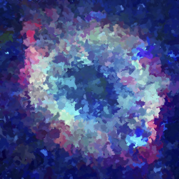 唯美天空星空藍色背景素材