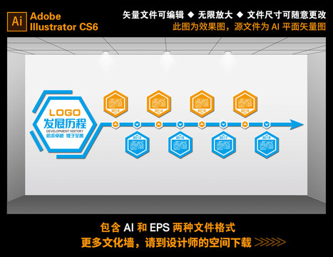 企業(yè)發(fā)展歷程文化墻
