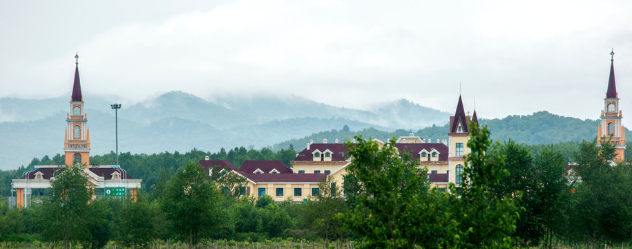 山中美景