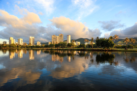 美国旅游城市景观