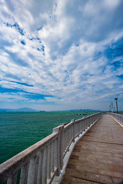 厦门海边人行景观道