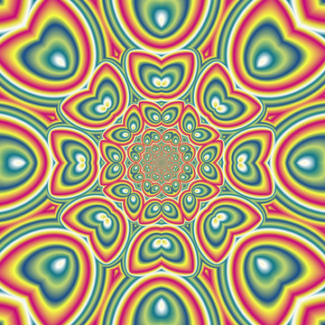 窗簾花卉
