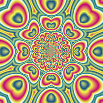 窗簾花卉