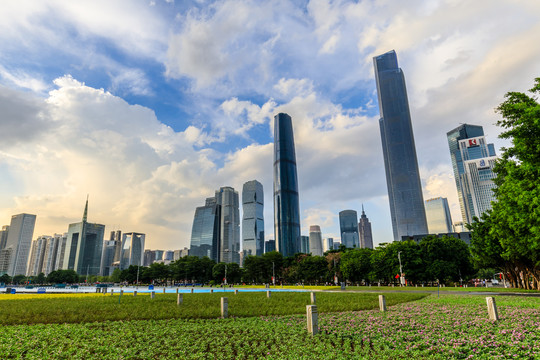 广州花城广场海心沙