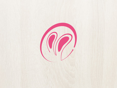 logo標(biāo)志商標(biāo)字體設(shè)計(jì)兔子