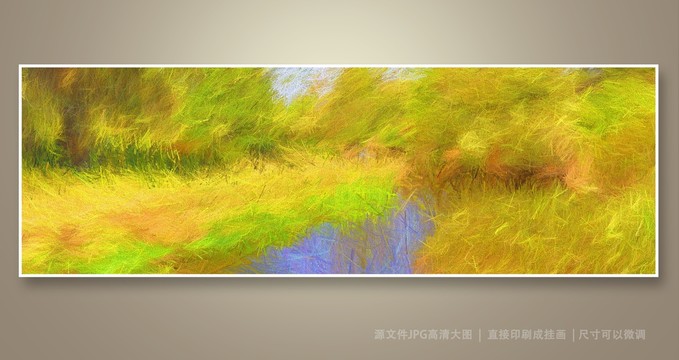 抽象油画