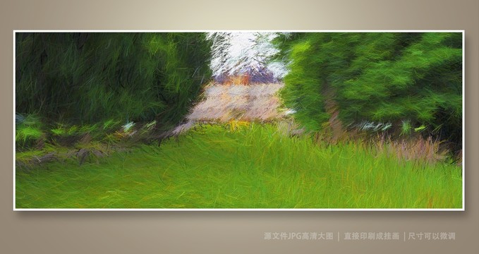 掛畫