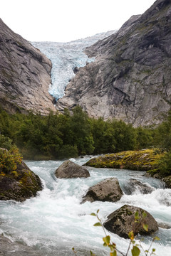 挪威乔斯特达尔冰川