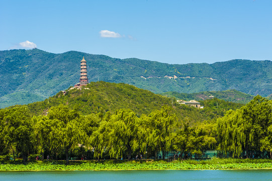 北京玉泉山玉峰塔