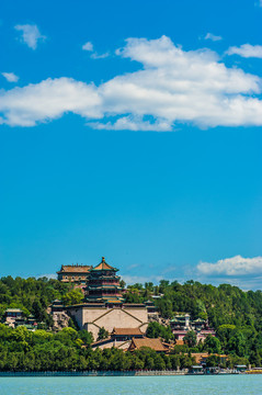 北京颐和园山水风光