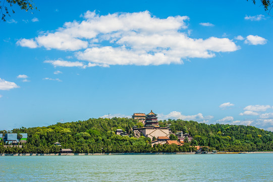 北京颐和园山水风光