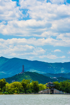 北京颐和园山水风光