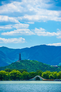 北京玉泉山玉峰塔