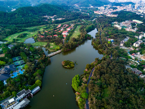 广州麓湖公园