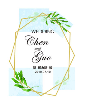 婚禮指示牌