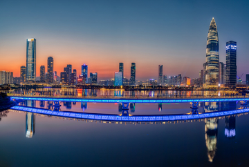 深圳湾后海夜色