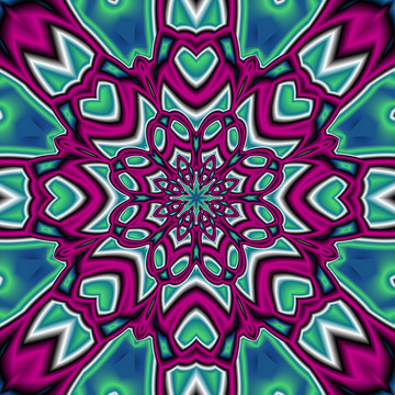 窗簾花卉