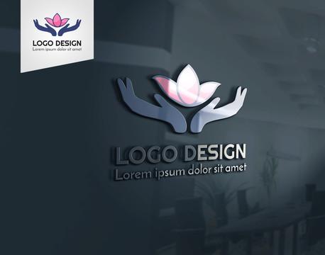 花朵呵護女性logo
