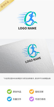 跑步運動LOGO
