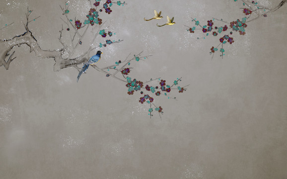 新中式花鳥(niǎo)