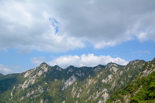 湖北天堂寨国家地质公园夏日风光