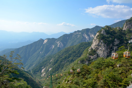 湖北天堂寨国家地质公园夏日风光