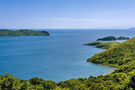 俄罗斯海参崴波西耶特湾海景风光