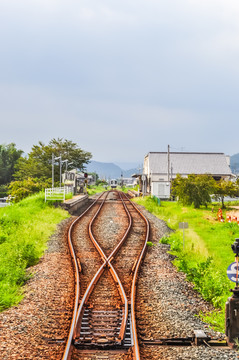 日本乡间的铁路