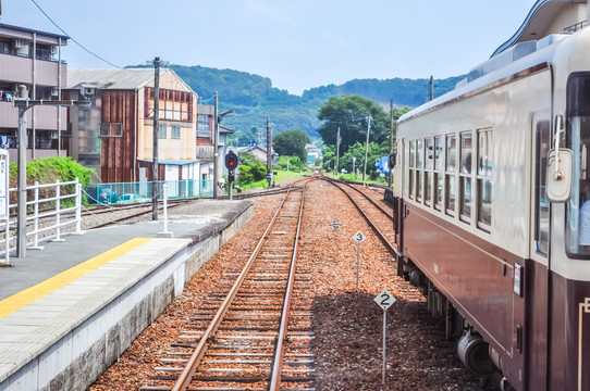 日本乡间的铁路