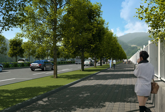 公路路邊停車位